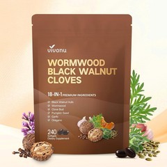 18-in-1 Black Walnut Wormwood Cleanse for Humans Softgels, 80 Day Supply | Rapid