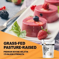 It’s Just – 100% Gelatin Powder (2lb) Unflavored, Heavy Metal Tested, Grass-F…