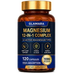 GLAMARA Magnesium Complex Vegan 120 Caps