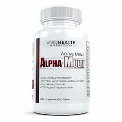 Complete One-A-Day Zinc Multivitamin for Men by Alpha-Multi | Prostate Support