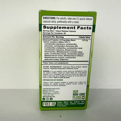 Natures Truth One Daily Advanced Probiotic-14 3 Billion CFU 60 Capsules Exp 5/27