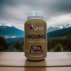 Qunol Ubiquinol 100 mg, 60 Softgels New And Sealed BB 7/2026