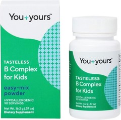 You+yours Tasteless B Complex Powder for Kids- B1 B3 B5 B6 Methylfolate and M…