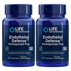 Endothelial Defense Pomegranate Plus 2X60ct SOD Enzyme Vascular Life Extension