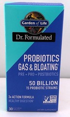 Garden of Life Dr. Formulated Prob. Gas & Bloating 50 Billion 30 Cap Exp 06/26