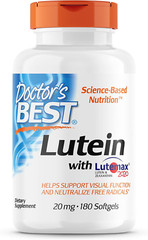 Lutein Featuring Lutemax, Non-Gmo, Gluten Free, Soy Free, Eye Health, 20 Mg, …