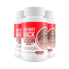 3 – Pack Red Root Hack Vision，180 Capsules，RedRoot Vision Hack Eye Support