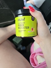 HUM Flatter Me Fiber Booster Strawberry Lemon 4oz (10 Servings)
