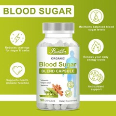 Blood Sugar Support Supplement Berberine & Cinnamon 20 Herbs Complex 90 Pills