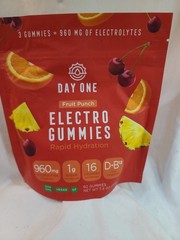 Electrogummies – 60Pcs. of Fruit Punch Flavored Electrolyte Gummies for Hydratio