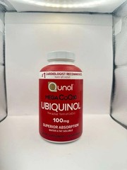 New Qunol CoQ10 Mega Ubiquinol Supplement – 120 Softgels Fast Shipping…..