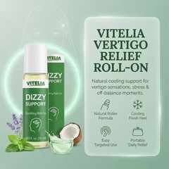 Vertigo Relief Roll-On – Anti-Dizzy Solution for Balance, Neck & Temples (2 Pack