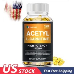 ACETYL L-CARNITINE 1500MG STRONG WEIGHT LOSS FAT BURNER SUPPLEMENT 120 CAPSULES