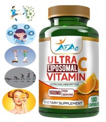 Premium Liposomal Vitamin C 1600mg -100 Capsules – High Absorption Supplements
