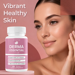 (3 Pack) Derma Essential Probiotics Advanced Healthy Skin Support 60 Capsules