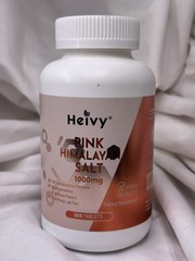 Pink Himalayan Salt Tablets 1000mg – Sodium Chloride 988mg, Non-GMO, Mineral-…