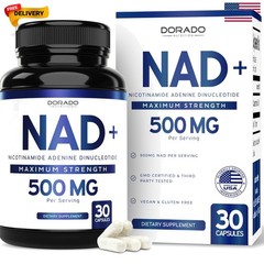 NAD Supplement 500mg of 95% Pure NAD+ Per Serving NMN Supplement, NAD Nicotin…