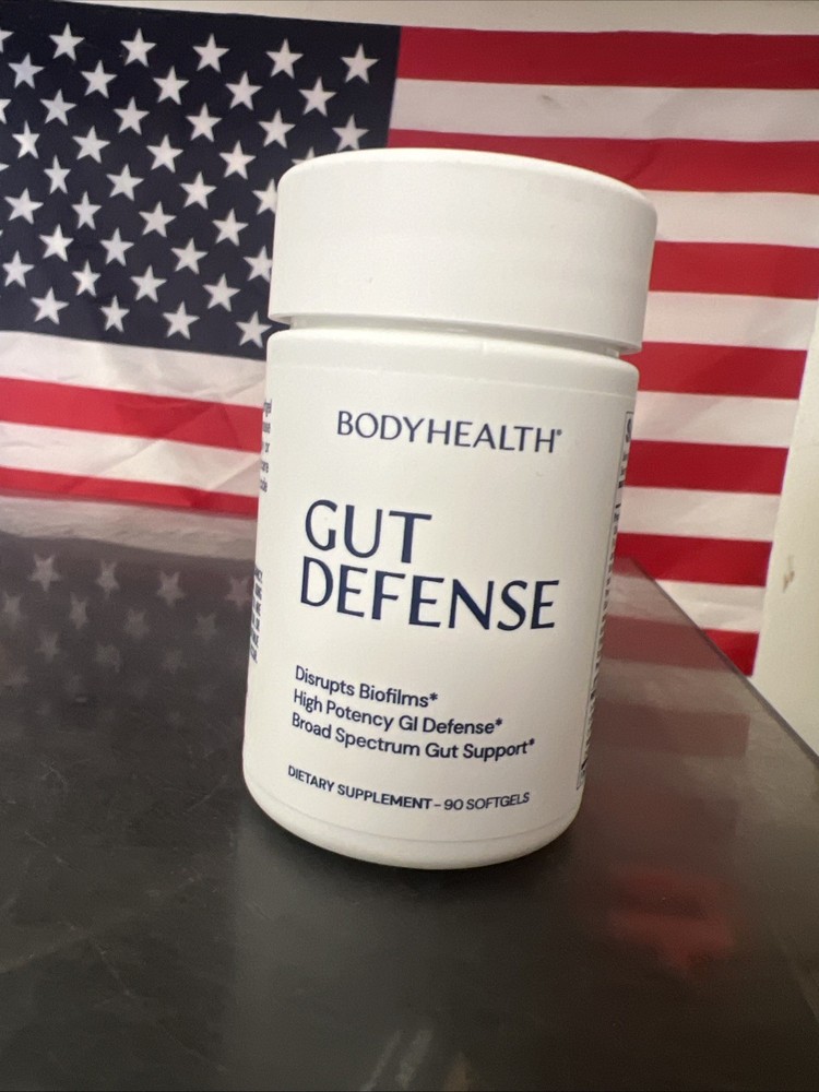 BODYHEALTH Gut Defense Dietary Supplement 90 Softgels Exp 2/27