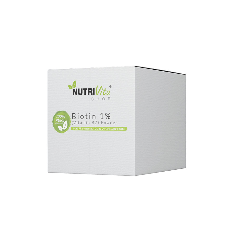 2.2 lb (1000g) NEW 100% PURE BIOTIN 1% (VITAMIN B7) POWDER USP