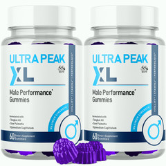 (2 Pack) Ultra Peak XL Gummys Advanced Male Support Supplement 120 Gummies