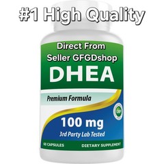 DHEA 100mg | 60 Capsules | #1 High Quality Supplement USA Non-GMO Gluten Free