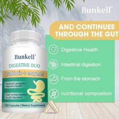 Digestive Probiotic+Enzymes Supplement Balance Intestinal Health,Relief Bloating