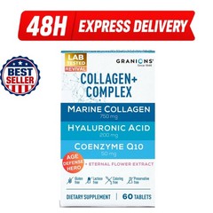 Granions Marine Collagen Pills Complex – 200mg Hyaluronic Acid – 60 Tablets