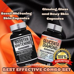 Combo Set Premier Edition Glucenta Diamond + Booster Whitening Skin DHL EXPRESS