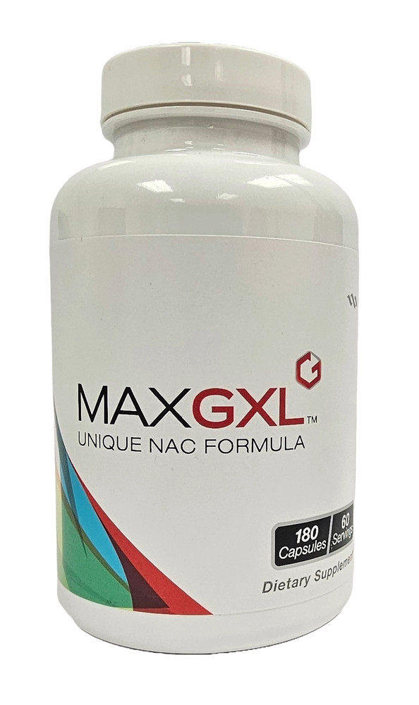 Max GXL, Unique NAC Formula, 180 Capsules, 30-Day Supply, Exp. 06/2027