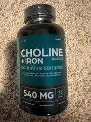 Choline + Iron, Cognitive Complex 30 Servings