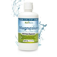 NutriNoche Pure Crystalline Liquid Magnesium Supplement – 30 PPM – 32 Ounces