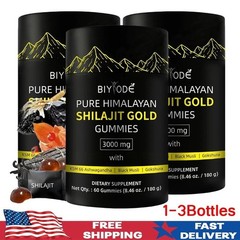 Himalayan Shilajit GOLD Gummies, Organic, Extremely strong 3000 mg, Fulvic Acid