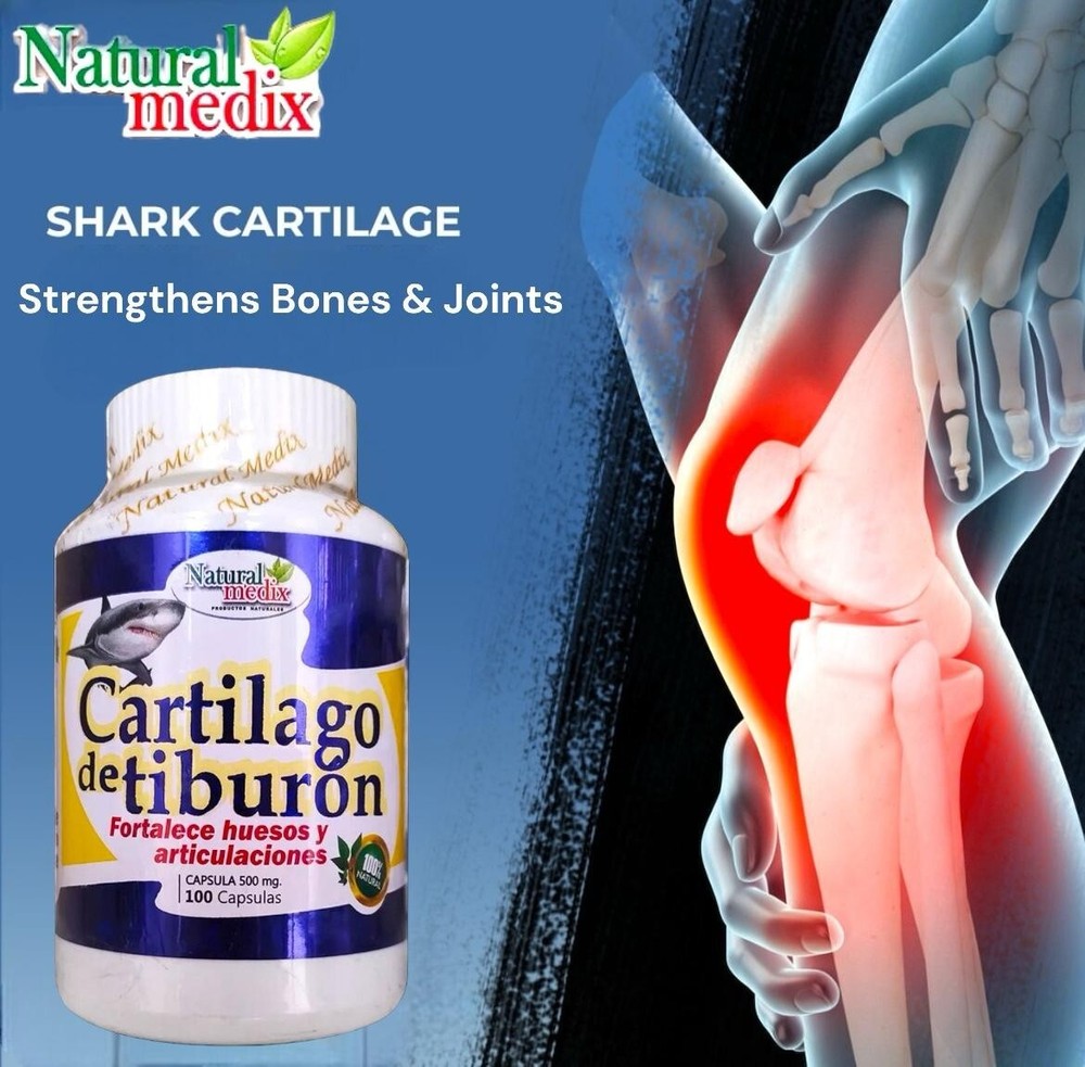 Shark Cartilage Joint Relief Arthritis Natural Defense Cartilago De Tiburon