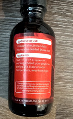 Energy Support Liquid Drops B12 B6 Ashwagandha Red Clover 2oz EXP 3/2025