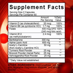 Nerve Shield Nerve Formula for Neuropathy, Nerve Function, Blood Flow
