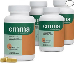 Emma Gut Health Doctors Endorsed Supplement 60 Capsules -Relief from Gas*/