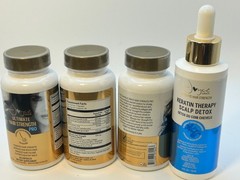Joyce Giraud Ultimate Hair Strength Pro 90-Day Supply 180 caps+ Scalp Detox 4 oz