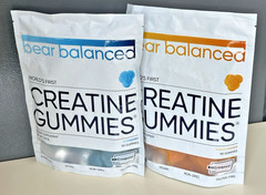 Lot X2 Bear Balanced Creatine Gummies X1 Peach Mango/ X1 Blueberry 90 Each 9/27