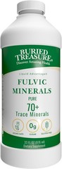 Buried Treasure Liquid Advantage FULVIC MINERALS Pure 70+ Trace Minerals 33 o…