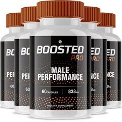 (5 Pack) Boosted Pro Dietary Supplement ED Pills For Men Reviews (300 Capsules)
