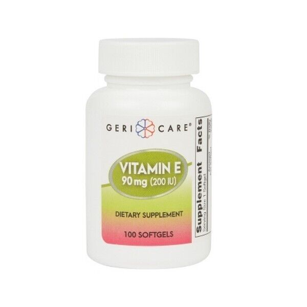 MCK Vitamin Supplement Geri-Care® Vitamin E 200 IU Strength Softgel 100 per 1 BT