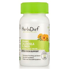 Organic Marigold Capsules with Lutein for Eye Health and Vision Support