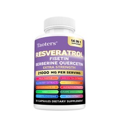 Resveratrol Capsules 630mg – Quercetin -Anti-Aging,Heart & Cardiovascular Health