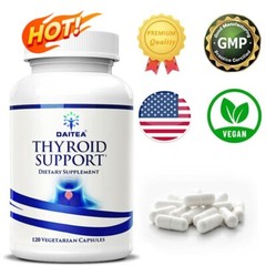 Thyroid Support Supplement with Iodine and B12 30/60/120 Capsules