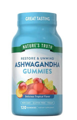 Nature’s Truth Ashwagandha Gummies Tropical Flavor 120 ct 500mg