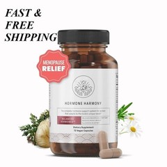 2 BOTTLES- Happy Mammoth Hormone Harmony Natural Hormonal Support for lady 72Ca