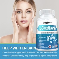 Daitea- L-Glutathione 2500 mg 120 Vegetable Capsules Dietary Supplements