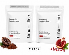2 Pack Time-Line Longevity Supplement Mitopure Urolithin A 60 Softgels New