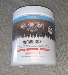 Roundhouse Provisions Morning Kick Powder Strawberry Lemonade 9.1 OZ