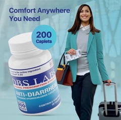 DBS Labs Anti-Diarrheal, 2MG | 200 Ct -Loperamide – Imodium